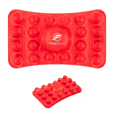 Translucent pad measuring four and a half inches wide
