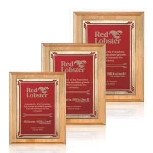Genuine Red Alder Wood Wall Plaque