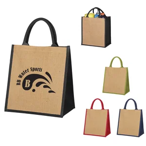 Imprinted Escape Jute Tote Bag
