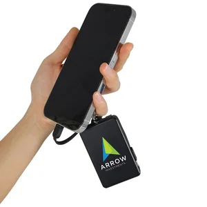 Esprit 2000mAh UL Listed Power Bank with Built-In Cables