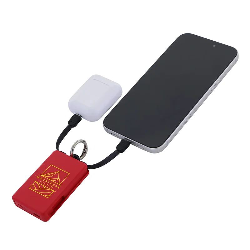 Back view of the branded Esprit power bank casing