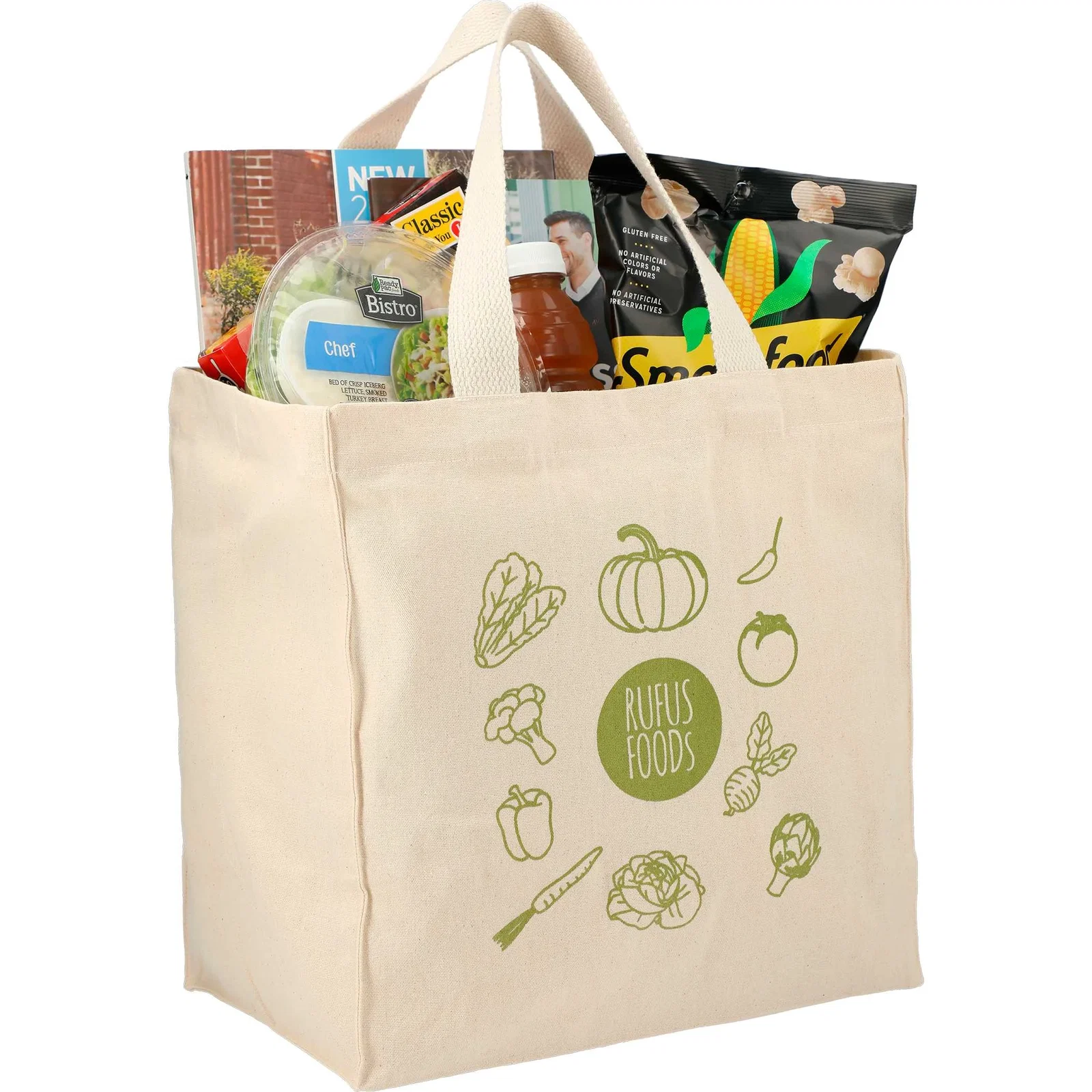 Essential 8oz Cotton Grocery Tote — view 7
