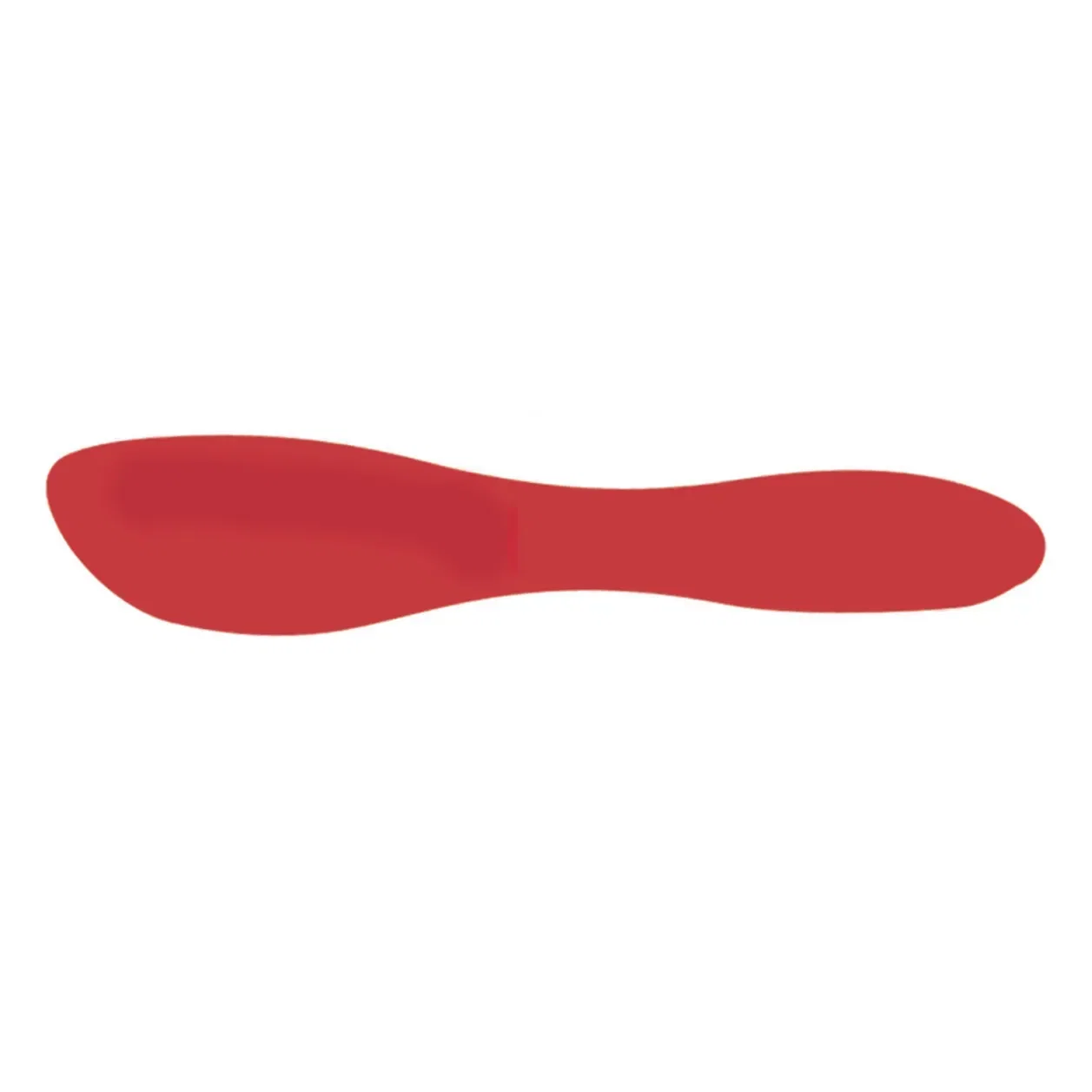 Essential Use Mini Spatula. Compact polypro mini spatula for spreading dips and slicing kitchen butter, view 2