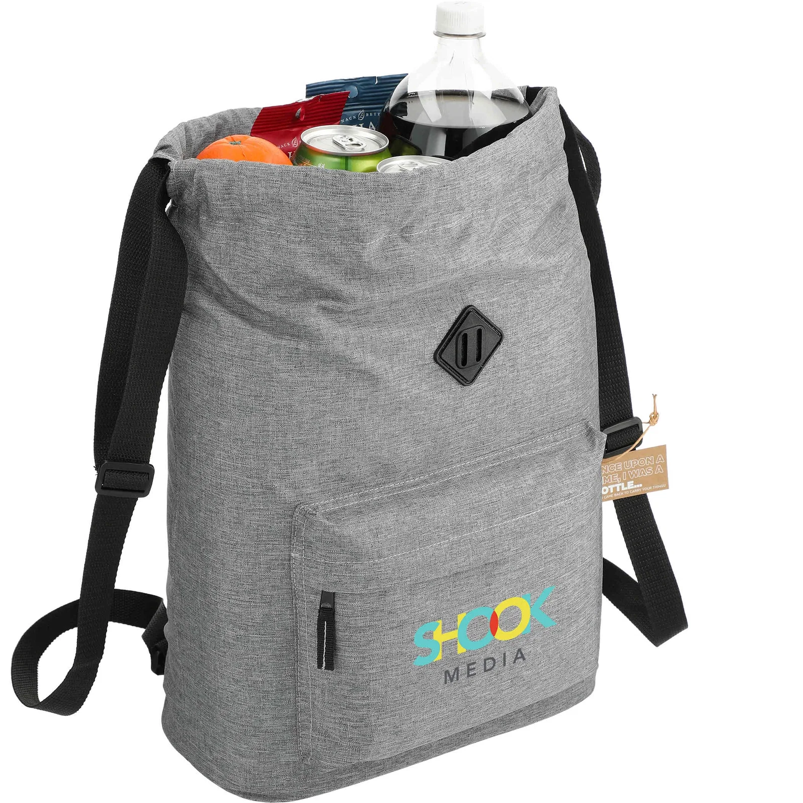 Custom Recycled Insulated Drawstring Bag - EcoSmart® — view 13
