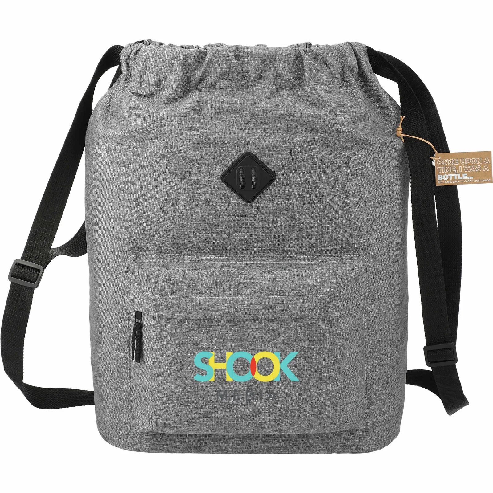 Custom Recycled Insulated Drawstring Bag - EcoSmart® — view 4
