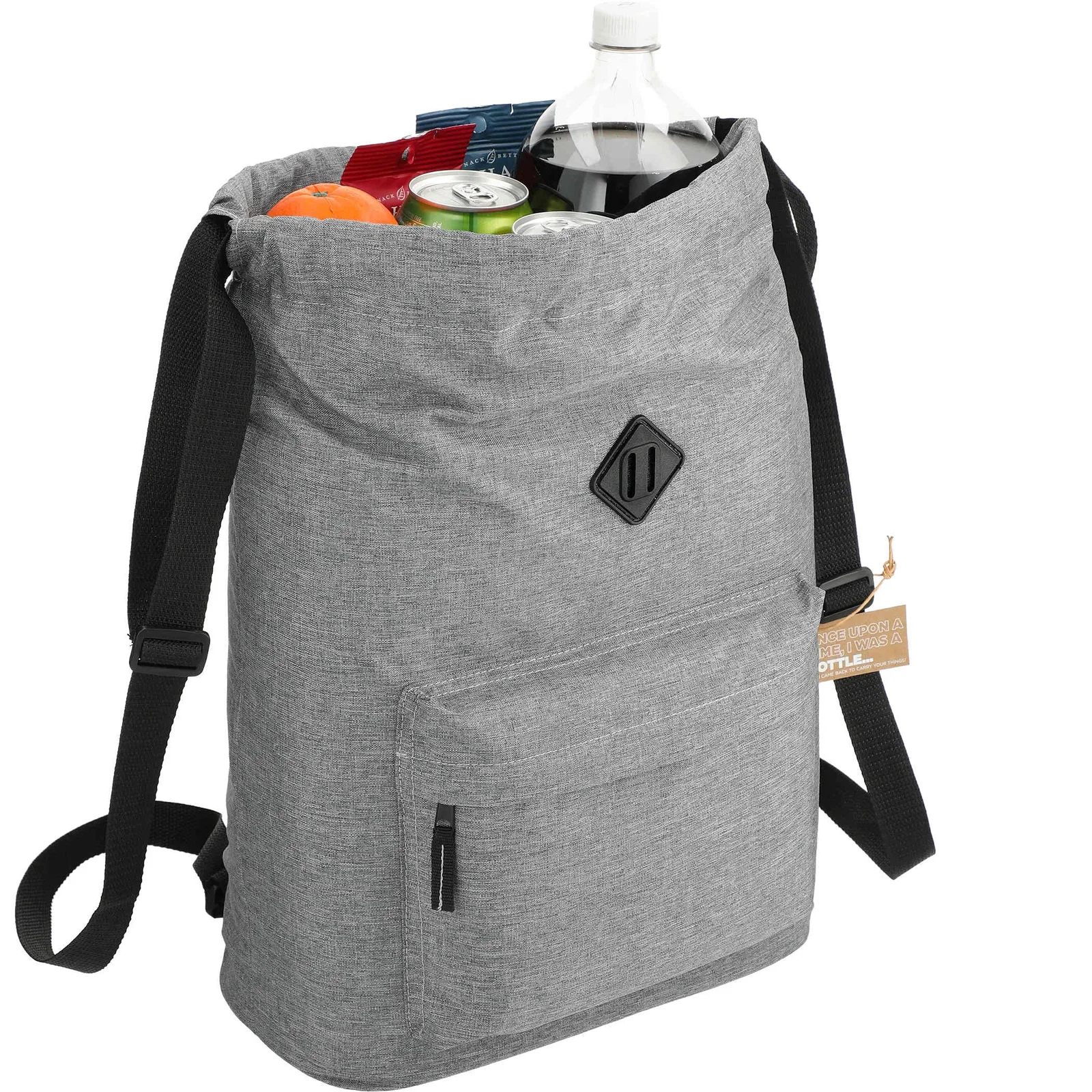 Custom Recycled Insulated Drawstring Bag - EcoSmart® — view 9