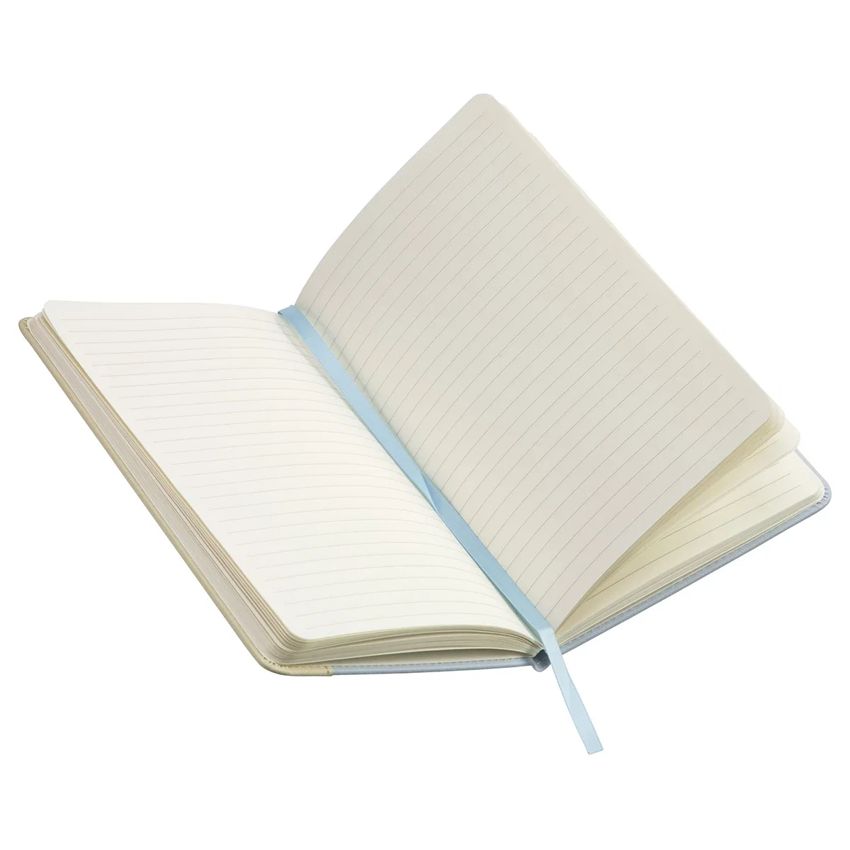 Close-up of the custom Estate Hardcover Stitched Journal's stitched cover detail