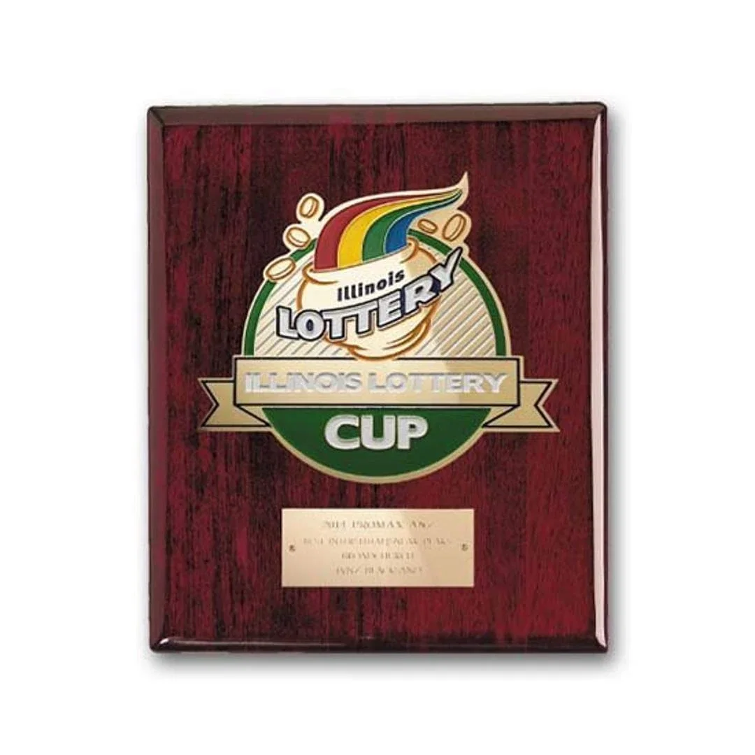 Custom Etched and Colorfilled Plaque on Rosewood Piano Finish for service anniversary gifts