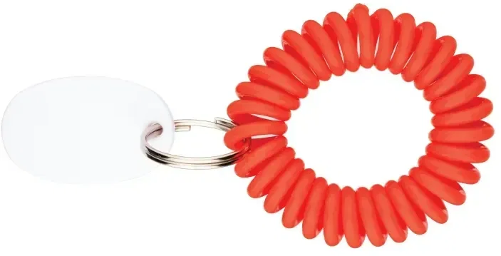 Personalized Coil Keyring Bracelet — view 3