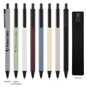 Evalyn Rubberized Aluminum Pen
