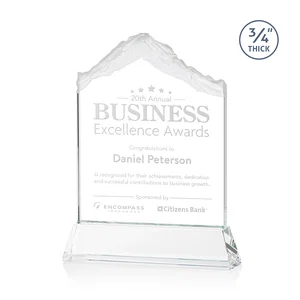 Starfire Crystal Mountain Peak Award with Second Etch Option
