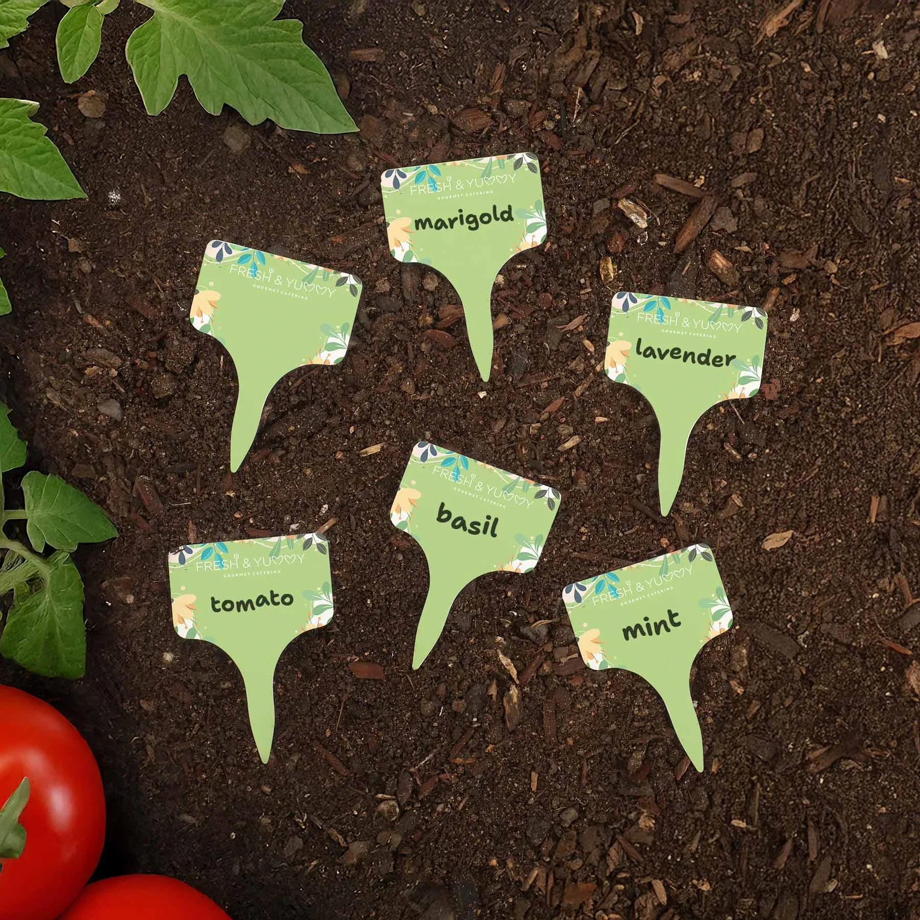Evergreen 6 Pc. Garden Stake Set — view 2