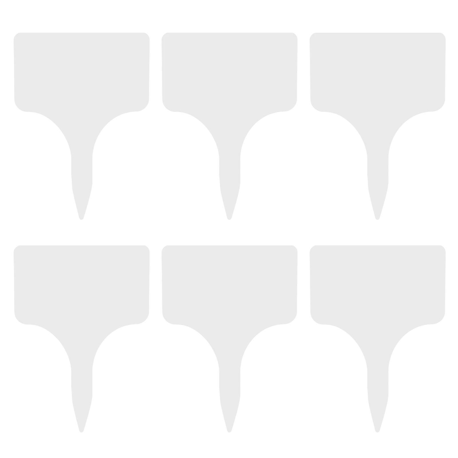 Evergreen 6 Pc. Garden Stake Set — view 6