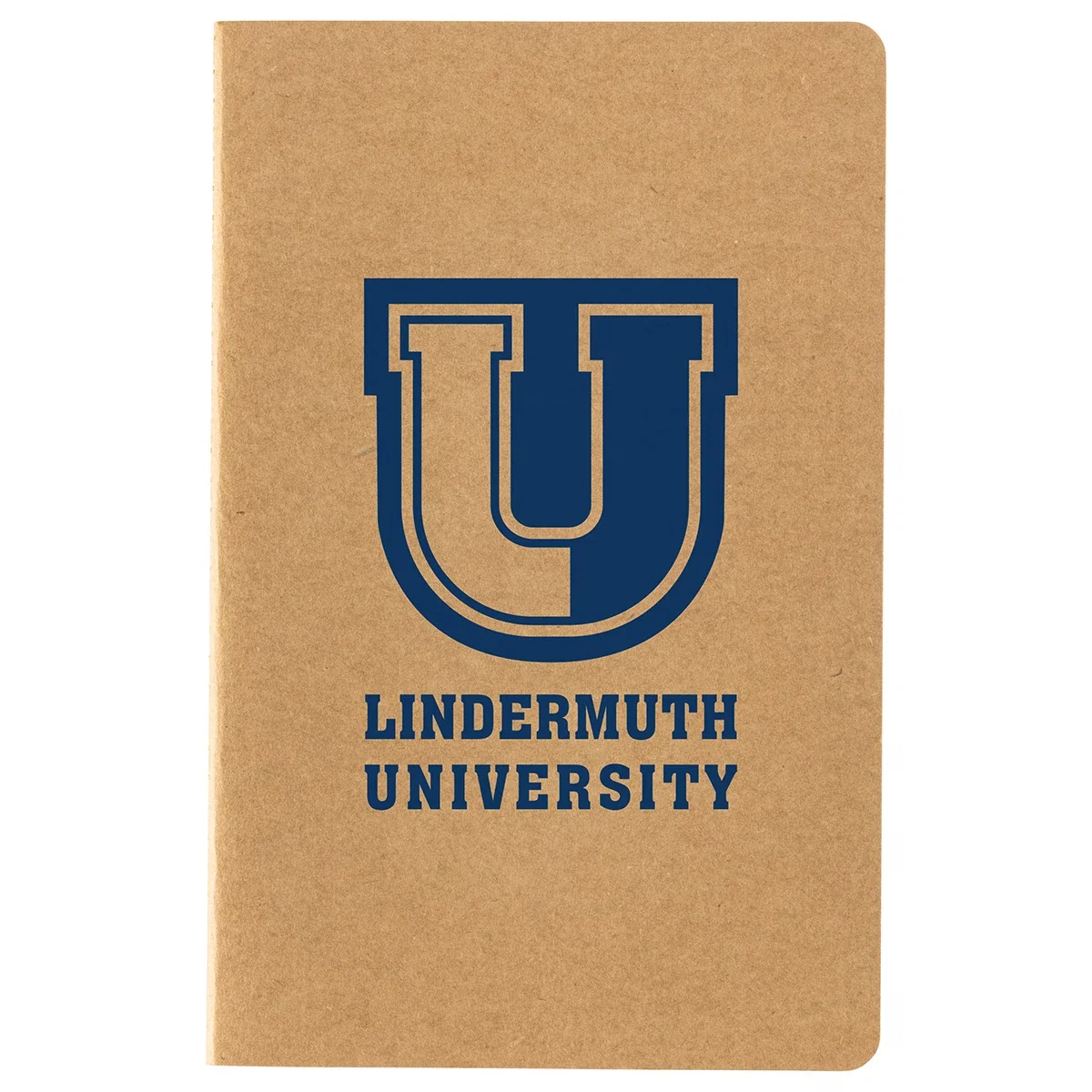 Evergreen Kraft Notebook cover close-up showing the customizable logo imprint area