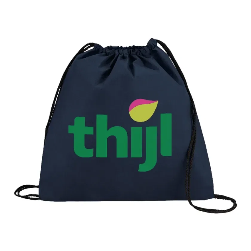 Evergreen Non-Woven Drawstring Bag — view 8