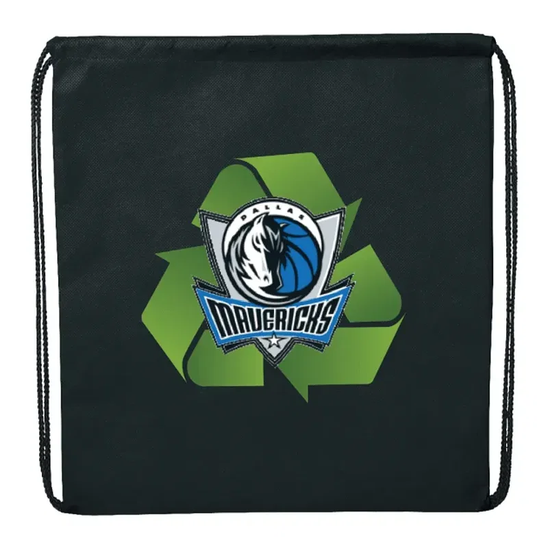 Evergreen Non-Woven Drawstring Bag — view 3