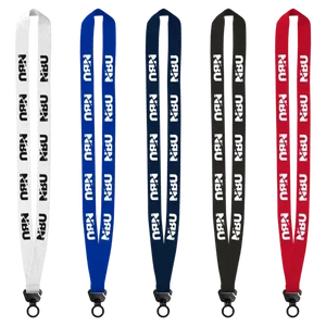 Evolution34 - 3/4" Polyester Welded Lanyard with Trapezoid and Plastic O-Ring