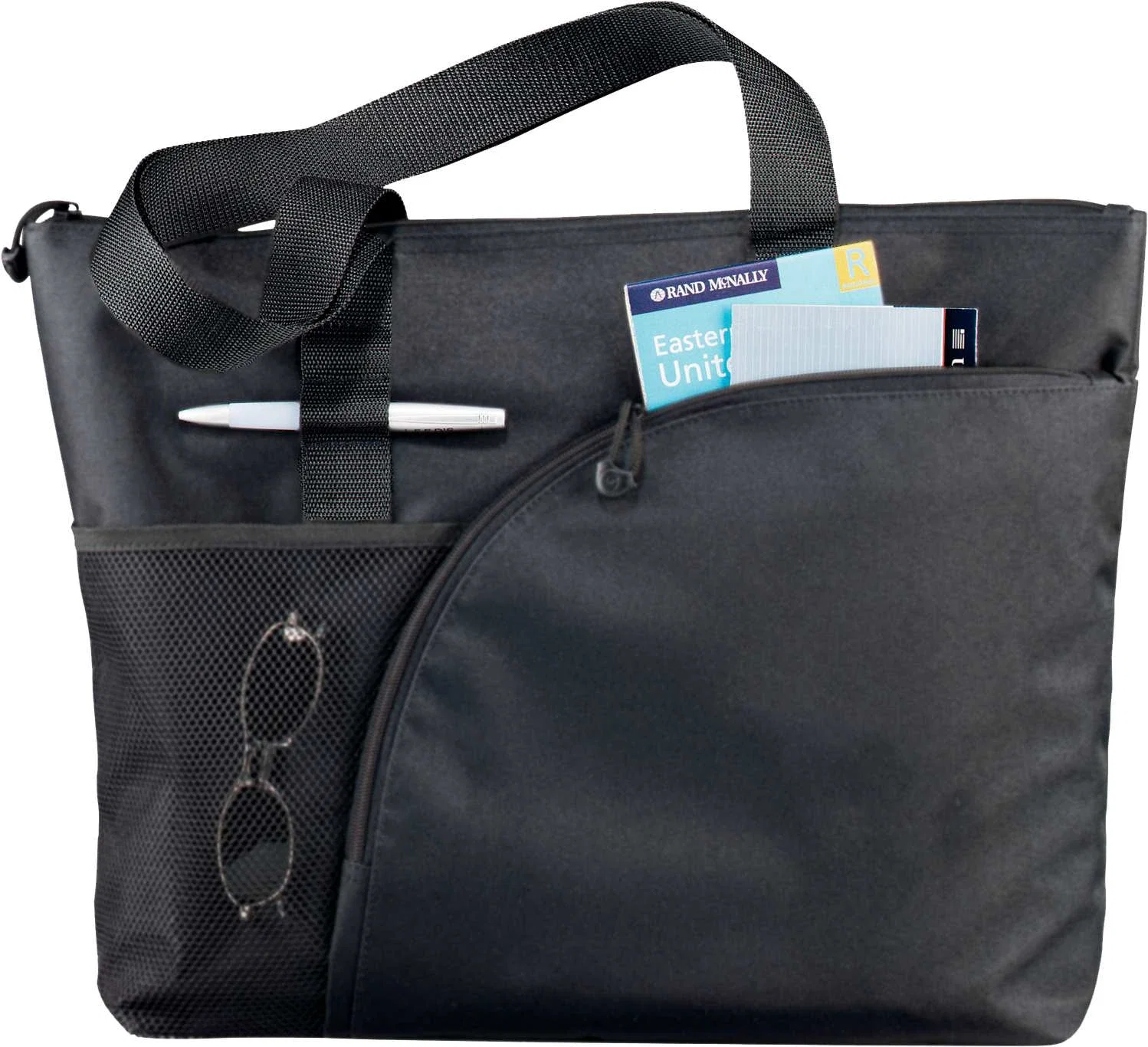 Custom Excel Sport Zippered Business Tote — view 10