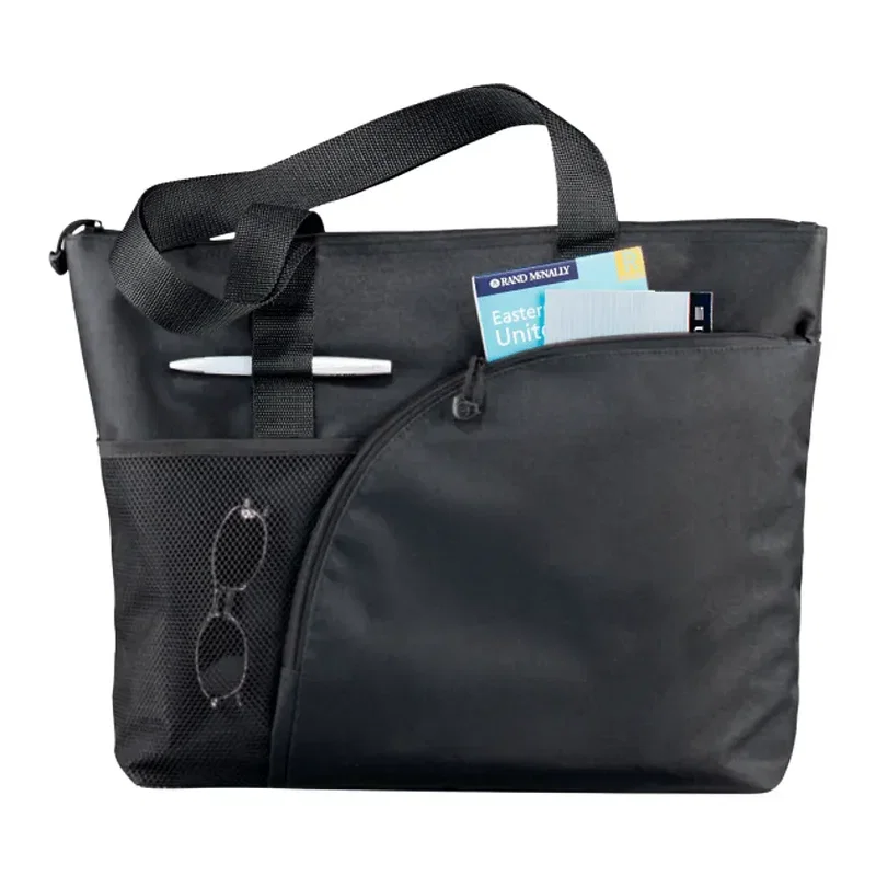 Custom Excel Sport Zippered Business Tote — view 6