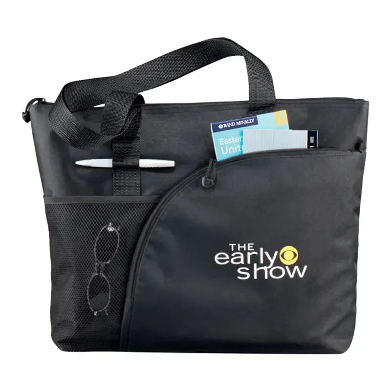 Custom Excel Sport Zippered Business Tote — view 7