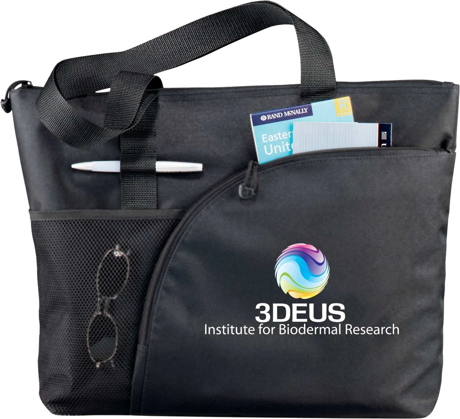 Custom Excel Sport Zippered Business Tote — view 8