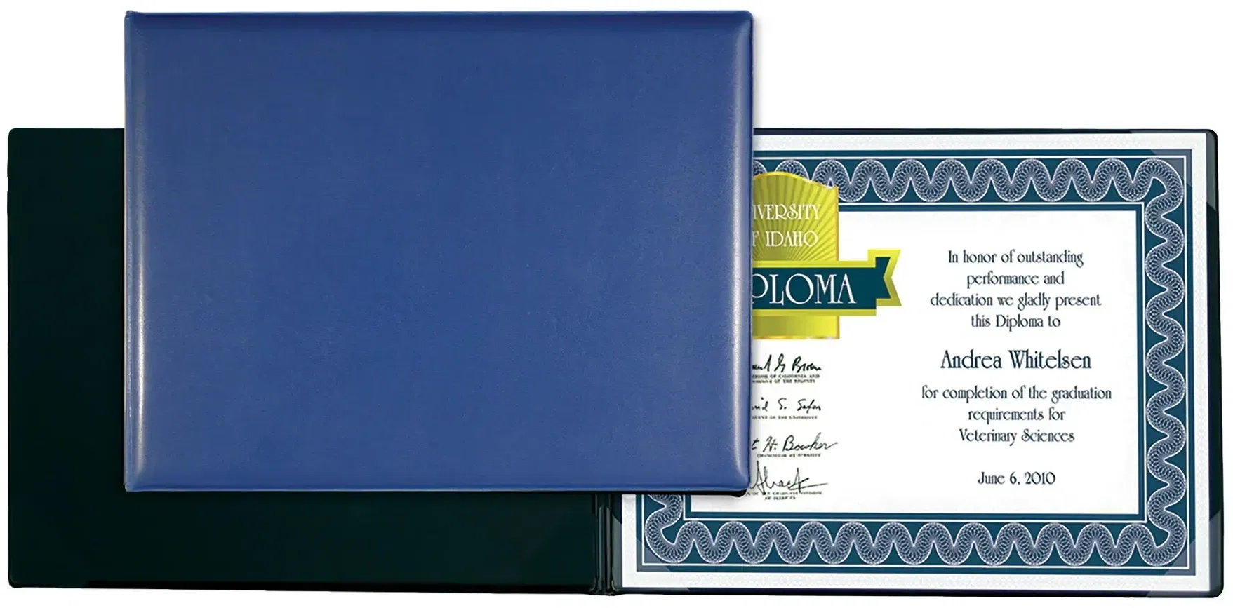 Branded Executive Certificate Holder - 4 Corners — view 3