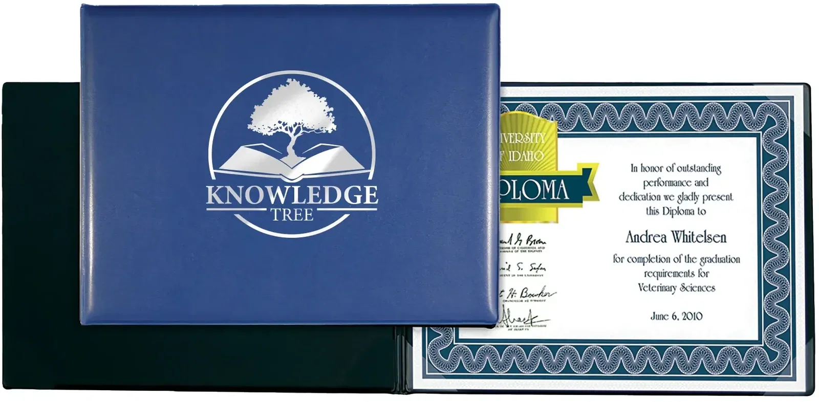 Branded Executive Certificate Holder - 4 Corners — view 9