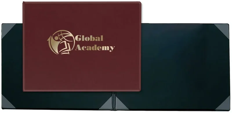 Custom 8-Corner Executive Certificate Holders — view 6