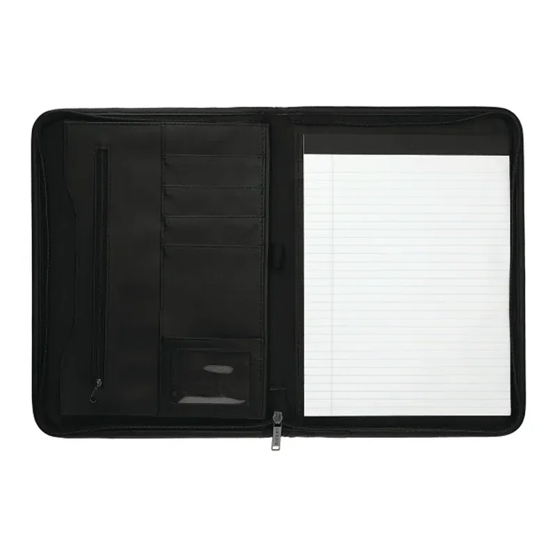 xecutive DuraHyde Zippered Padfolio with FSC® Mix Paper — view 2