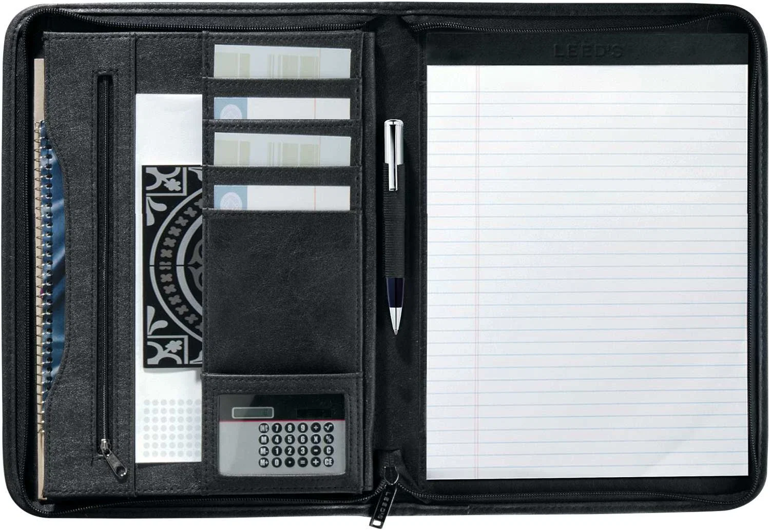 xecutive DuraHyde Zippered Padfolio with FSC® Mix Paper — view 9