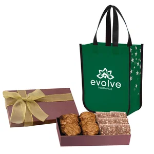 Executive Gift Set With Star Struck Lola Laminated Non-Woven Tote Bag
