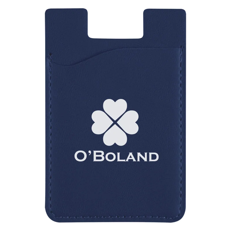 Brick red card sleeve viewed from the front