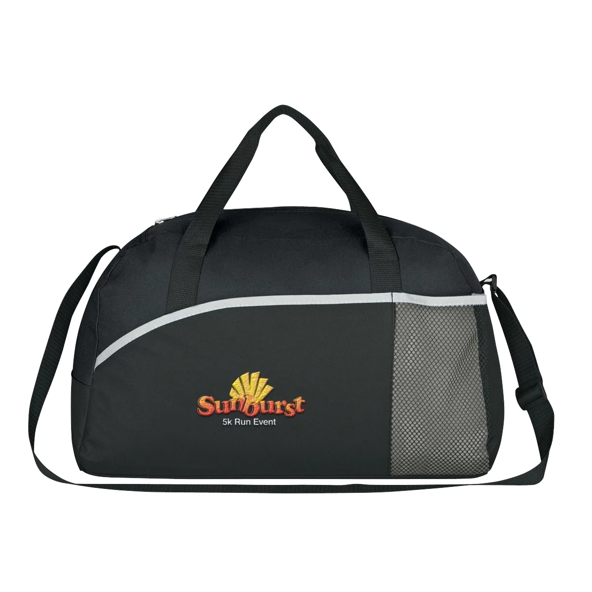 End pocket detail on the eighteen-inch travel bag