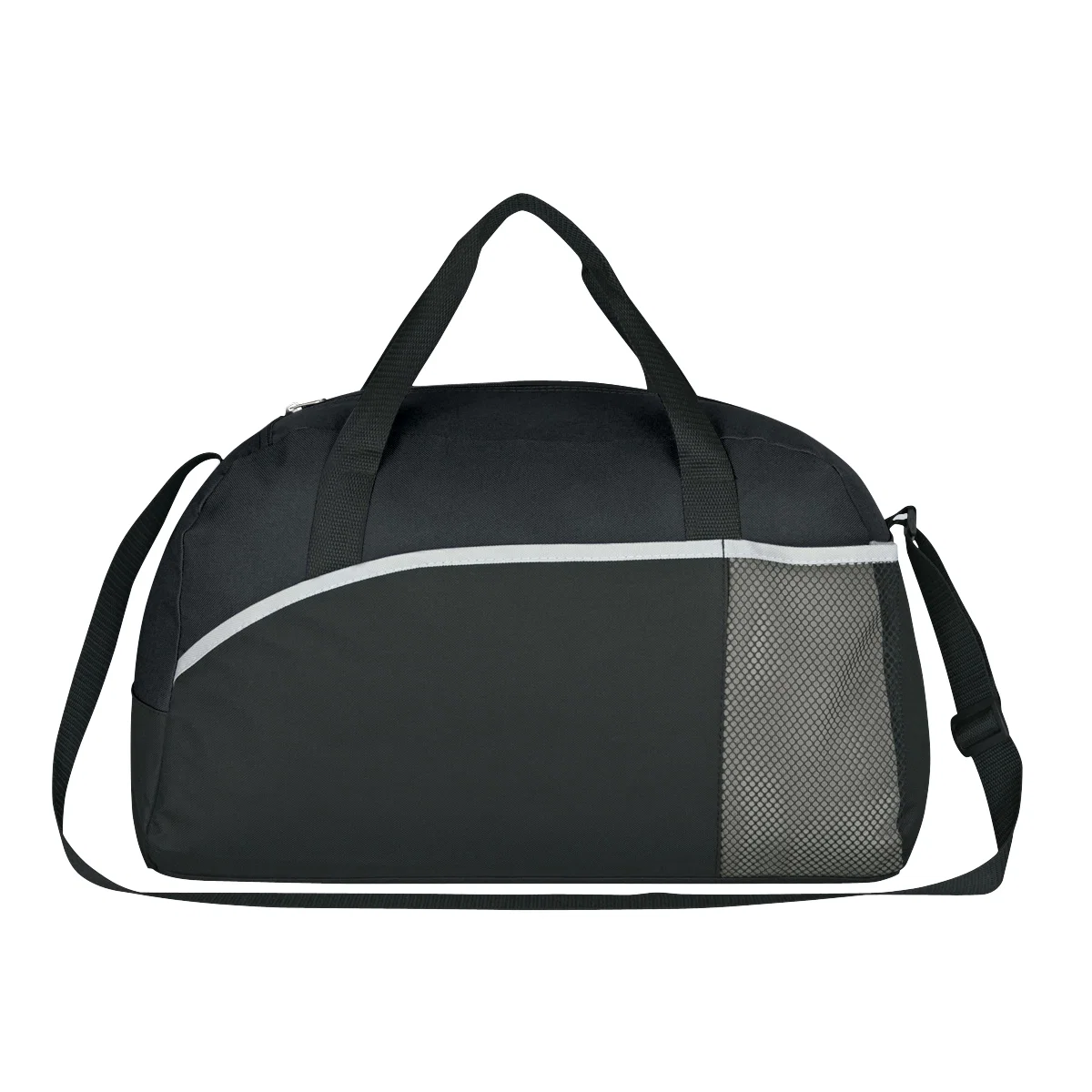 Rear face of the gym bag viewed straight on