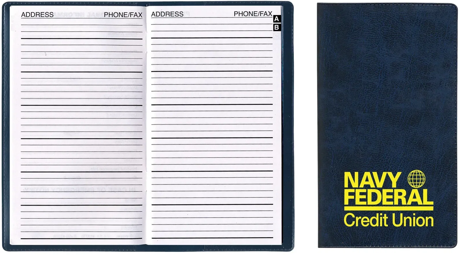 Personalized Executive Vinyl Telephone & Address Book — view 2