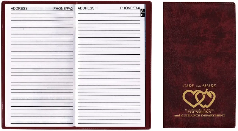 Personalized Executive Vinyl Telephone & Address Book — view 4