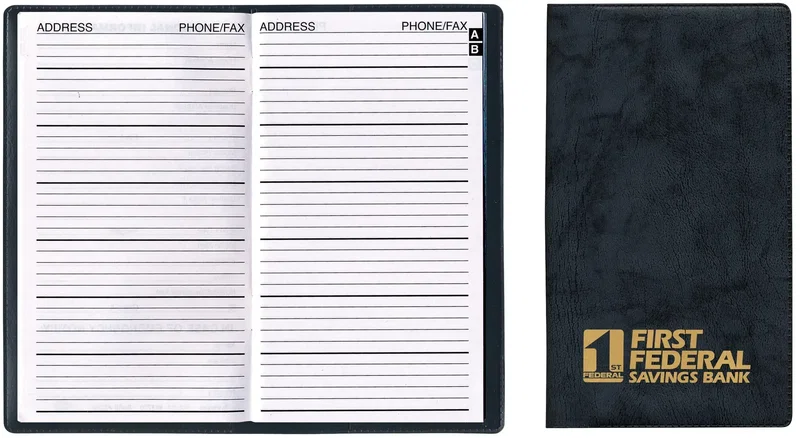 Personalized Executive Vinyl Telephone & Address Book — view 8