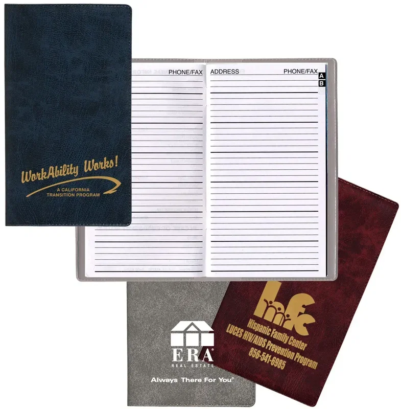 Personalized Executive Vinyl Telephone & Address Book — view 9