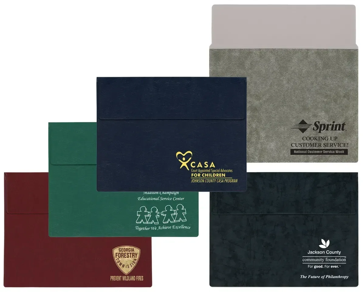 Personalized Executive Vinyl Underarm Portfolio — view 3