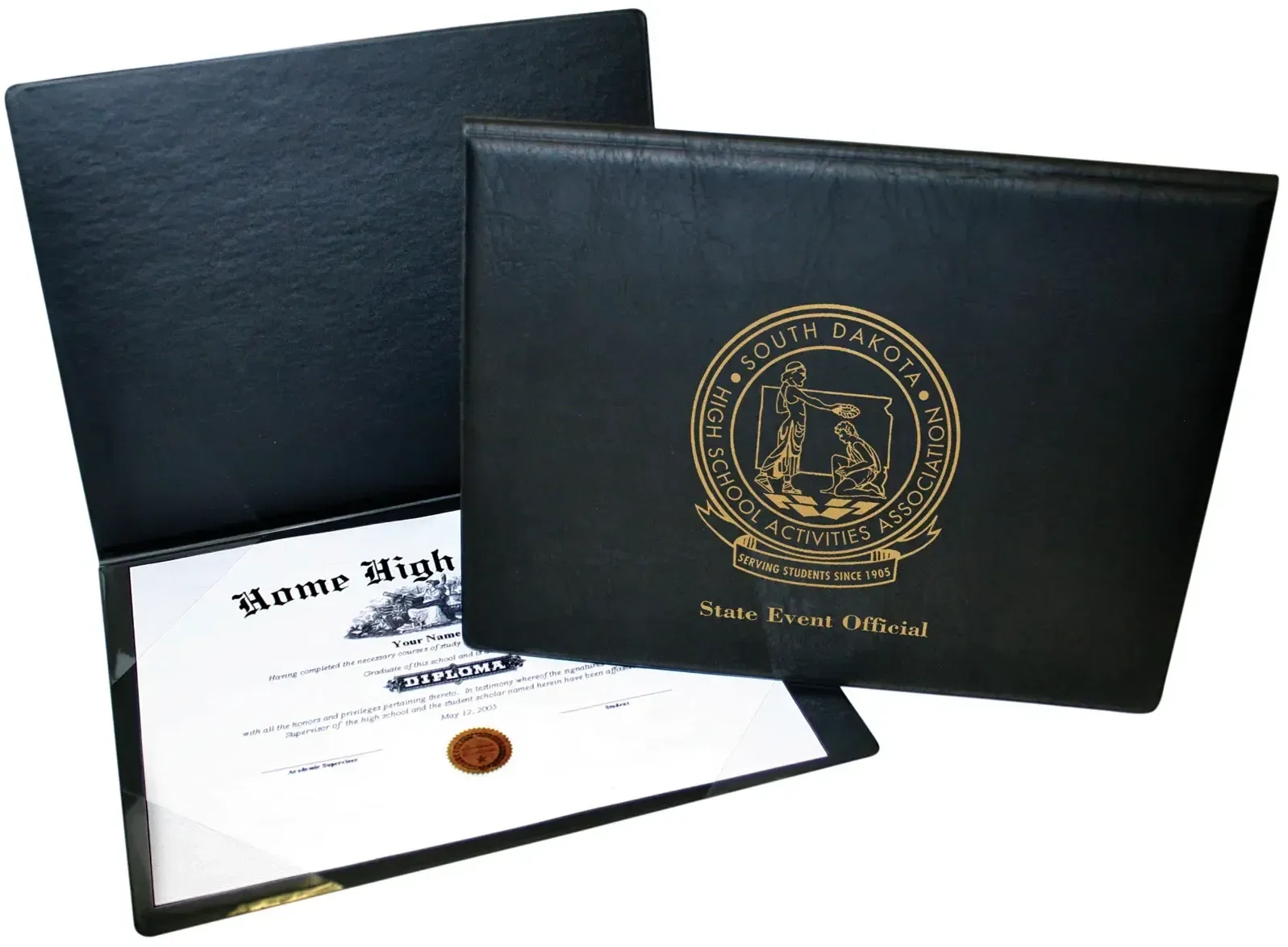 Custom Branded Unpadded Diploma Cover — view 3