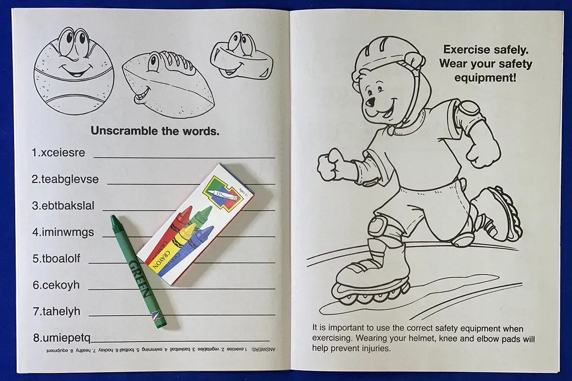 Exercise Can Be Fun Coloring & Acitivity Book — view 2
