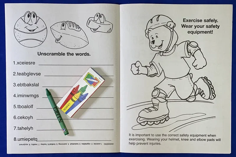 Exercise Can Be Fun Coloring & Acitivity Book — view 2