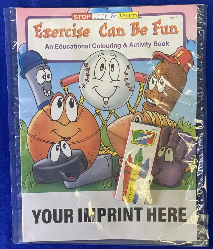 Exercise Can Be Fun Coloring & Acitivity Book — view 3