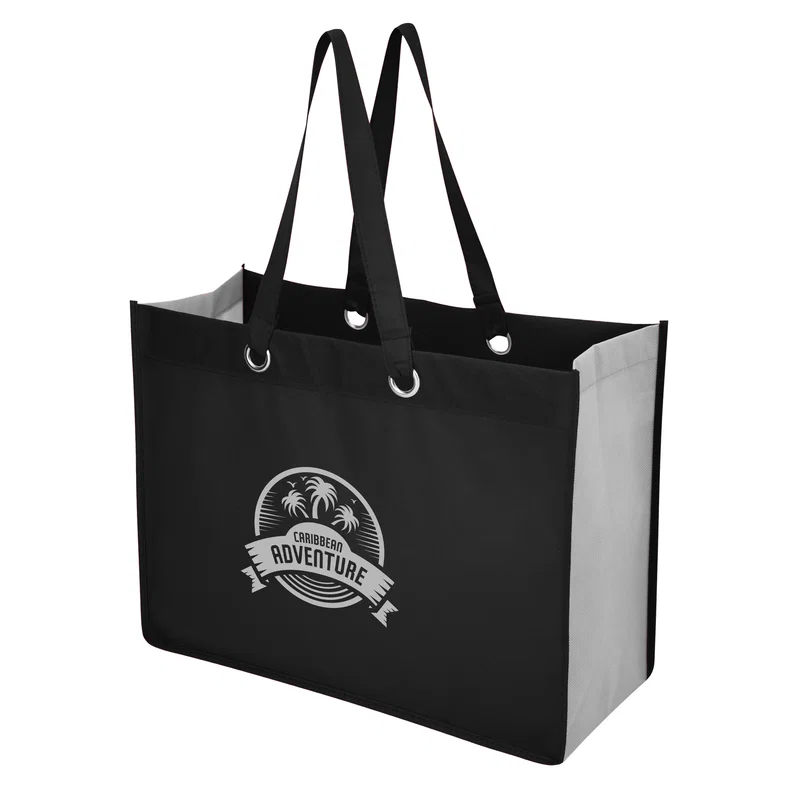 Expo Recycled Non-Woven Shopper Tote Bag — view 6