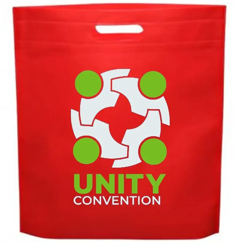 Custom Non-Woven Tote Bags - 2 Color Imprint — view 3