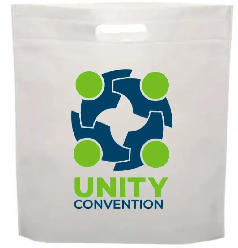Custom Non-Woven Tote Bags - 2 Color Imprint — view 6