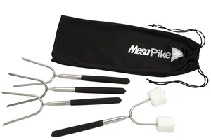 Extendable 34" Roasting Sticks with Carrying Case