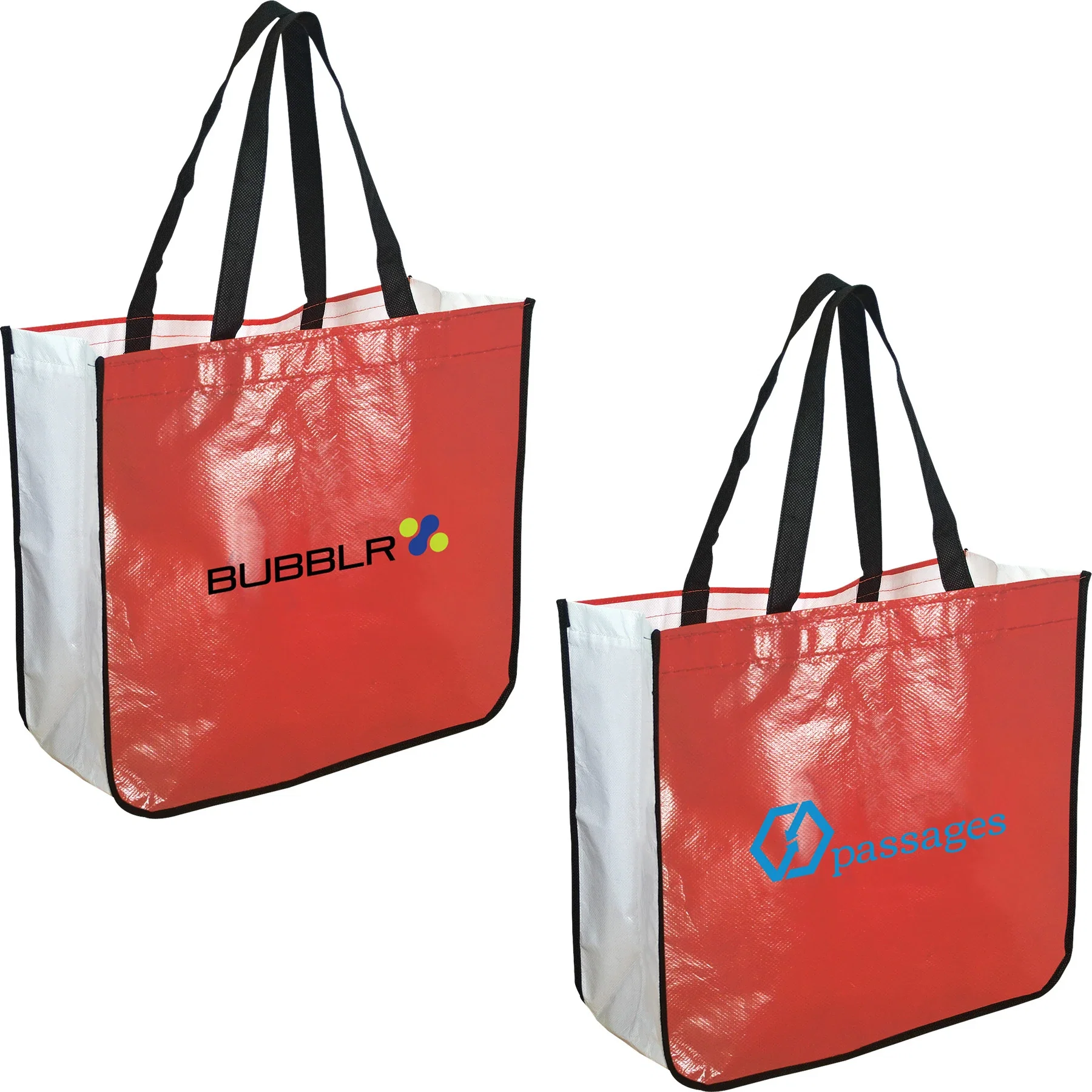 Extra Large Laminated Shopping Tote Bag — view 4