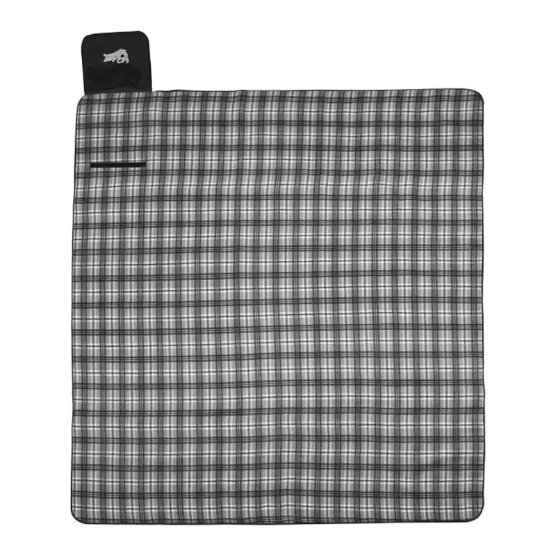 Custom Extra Large Plaid Picnic Blanket - 70" x 80" — view 2