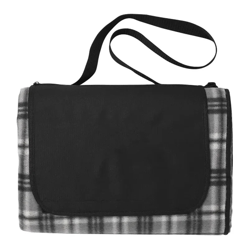 Custom Extra Large Plaid Picnic Blanket - 70" x 80" — view 3
